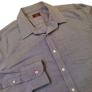 UNTUCKit Pio Cesare Slim-Fit faltenfrei L/S Button Down Hemd Herren Large blau - Bild 1 von 7