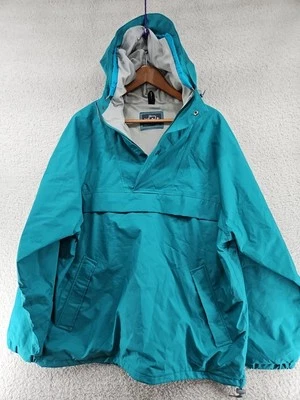 Vintage Woolrich Goro-tex Fabric Pullover Windbreaker Jacket Green Xl  - Image 1 of 4