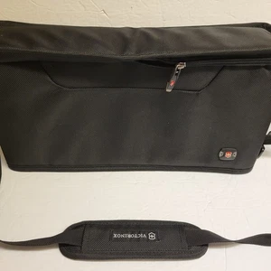 Victorinox Army Swiss Travel Bag Lunch Box Black Gear Pouch New! - Picture 1 of 10