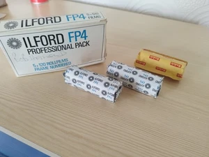 Ilford FP4 Box With 2 Films Vintage Expired 1983 - Picture 1 of 4