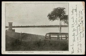 India Edoardo 1907 Quadro Cartolina "L'ACQUEDOTTO JUBBULPORE", Ufficio Postale Mare - Foto 1 di 2