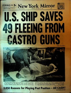 New York Daily News October 16 1961 Sam Sheppard Bashir Ahmad Cheddi Jagan - Picture 1 of 4