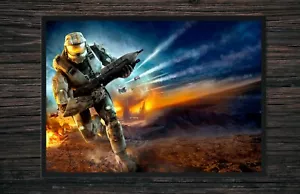 Poster Master Chief Halo 3 - Opera d'arte cinematografica epica per i fan di Halo - Foto 1 di 7