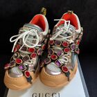Gucci Flashtrek Removable Crystal Trainers Shoes Sneakers 38.5 Women?S Uk 6
