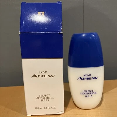 Crema hidratante perfecta AVON ANEW SPF15 3,4 FL. OZ. /100 ml Descatalogado 1993 Nos Foto 1 de 4