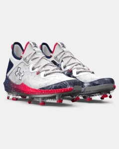Under Armour Harper 8 Elite TPU USA Men's Baseball Cleats 3027014-100 MSRP $130 - Picture 1 of 5