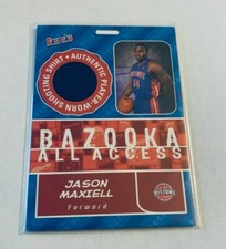 BF78258  2005-06 Bazooka All-Access Relics #JM Jason Maxiell PISTONS
