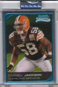 2006 Bowman Chrome Rookies non circolato #85 D'Qwell Jackson /519 - quasi nuovo-MT - Foto 1 di 2