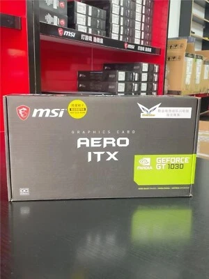 MSI NVIDIA GeForce GT1030 AERO ITX 2G GDDR4 OCV1 Graphics Card - Image 1 of 4