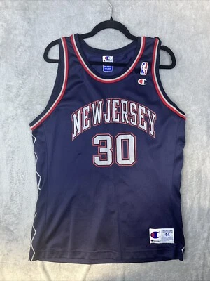 kerry kittles New Jersey Nets Jersey Size 44 Vintage Authentic Rare - Image 1 of 4