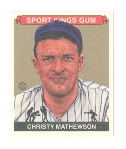 2015 Leaf Sport Kings Christy Mathewson Gold, Grün & Silber Fertig Regenbogen. - Bild 1 von 6