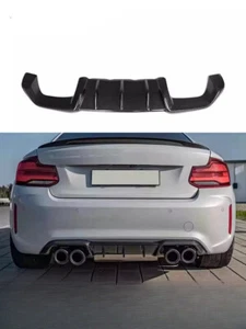 Real Carbon Fiber Rear Bumper Diffuser Lip Factory For BMW F87 M2 Coupe 16-20 MP - Picture 1 of 14