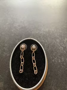 Vergoldende Ohrringe Modeschmuck - Bild 1 von 4
