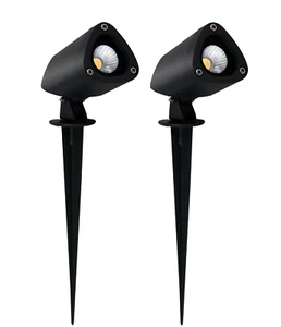 8X 3W Plasstronics led garden lights Warm White landscape garden spotlight - Picture 1 of 8