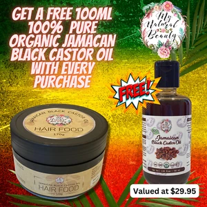 JAMAICAN BLACK CASTOR OIL HAIR FOOD +FREE 100ML JAMAICAN BLACK CASTOR OIL!! - Picture 1 of 11
