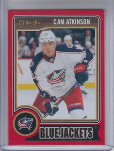 14/15 OPC Columbus Blue Jackets Cam Atkinson Red Redemption card #212 - Picture 1 of 2