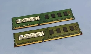 8GB Kit (2 x 4GB) Samsung / HP M378B5273CH0-CH9 PC3-10600U DDR3 Non-ECC Computer - Picture 1 of 3