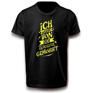 Ich werde von der Glücksfee gemobbt Lustiges T-Shirt Spruch für Pechvögel Fun - Bild 1 von 9