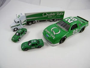 BRETT BODINE ~ QUAKER STATE RACING #26 ~ TRANSPORTER AND CARS - Picture 1 of 12
