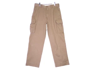Daniel Cremieux Men's Cargo Pants 44X30 High Rise Straight Leg Buttoned Pockets - Picture 1 of 8