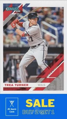 2019 Donruss #141 Trea Turner - Image 1 of 2