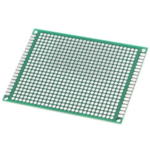 Double Sided PCB Circuit Board (Green) - 60 x 80mm Pitch 2.54mm  - Picture 1 of 1