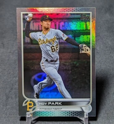 Hoy Park Rainbow Foil Rookie Card RC 2022 Topps Series 1 #184 Pittsburgh Pirates - Image 1 of 2