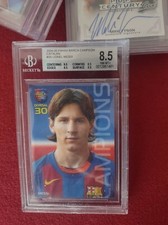 2004-05 Panini Barca Campeon Lionel Leo Messi Rookie RC Beckett BGS 8,5 💎🐐