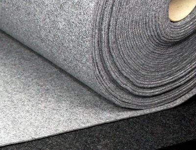 Grau Filz PRO Filzstoff 50x150cm Meterware 7,0mm Stark - 750 g/m2- Filzmatte - Bild 1 von 3