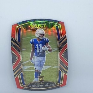 2020 Select Michael Pittman Jr Club Level Tri-Color Prizm Die-Cut Rookie RC #262