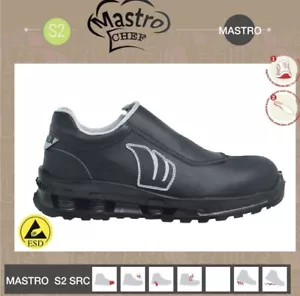 SCARPA MASTER CHEF S2 NERA SENZA LACCI LEWER FLEX ULTIMI PAIA SOTTOCOSTO - Foto 1 di 4