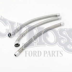 HEADLIGHT CONDUIT (STOCK STYLE - STAINLESS STEEL) • 1928-1931 FORD - Picture 1 of 1