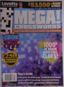 Lovatts Crosswords & puzzles Mega Crosswords #97 June/July 2025 - Picture 1 of 1