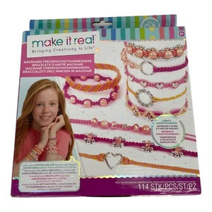 make it real - Makramee Freundschaftsarmbänder - Schmuck selbst gestalten - ab 8 - Bild 1 von 8