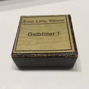 #31125- Leitz Leica Filter Filge Gelbfilter 1- 36mm A36Ø - Bild 1 von 4