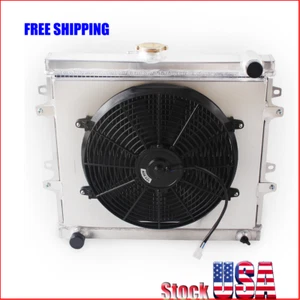 3Row Radiator Shroud Fan For 1984-1995 Toyota Pickup LN55 DLX 4Runner SR5 2.4 l4 - Picture 1 of 10