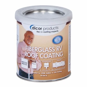 Dicor Fiberglass Roof Coating System Part 2: Fiberglass RV Roof Coating 1 Gallon - Imagen 1 de 1