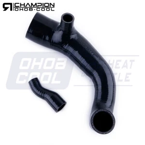 4-PLY Silicone Air Intake Hose Kit Black 2007-2012 Mini Cooper S R55 R56 R57 N14 - Picture 1 of 16