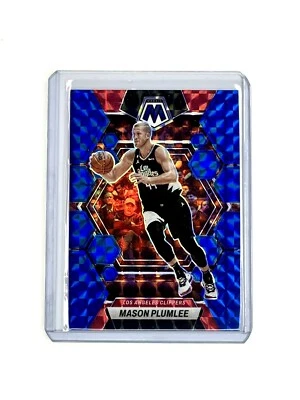 2022-23 Panini Mosaic Hobby Mason Plumlee Blue Prizm #’d /199 L.A. Clippers - Image 1 of 2