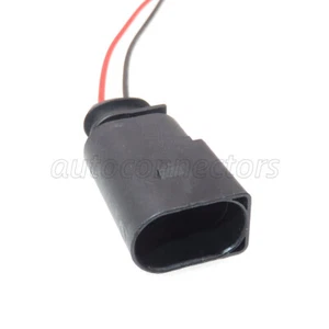 For VW Audi Seat & Skoda 8D0 973 822 2-Pin Male Connector Plug Harness 8D0973822 - Picture 1 of 2