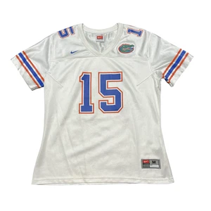 Florida Gators Jersey Womens Medium White NCAA Football Tim Tebow Nike UF Shirt - Picture 1 of 8