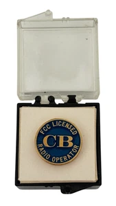 CB-Funker Pin in Box FCC lizenziert CB-Funker Pinback Pin - Bild 1 von 7