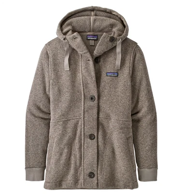 Patagonia женщин большой лучше свитер пальто стиль # 25850 меховой серо-коричневый - Изображение 1 из 4