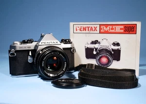 Pentax ME Super SLR 35mm Film Camera SMC Pentax-M 50mm f/1.7 Lens * New Seals - Picture 1 of 8