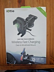 iOttie Easy One Touch Wireless Charging Car Mount for Dash & Windshield - Picture 1 of 8