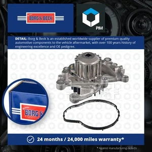 Water Pump BWP2480 Borg & Beck Coolant 1628941780 2189253 JX6Q8591AA 3557014 New - Picture 1 of 2