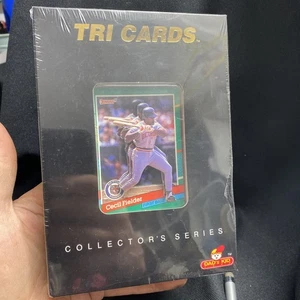 1992 Tri Cards Collector Series 1991 Cecil Fielder D,tigers 5/50000 Unopened - Picture 1 of 7