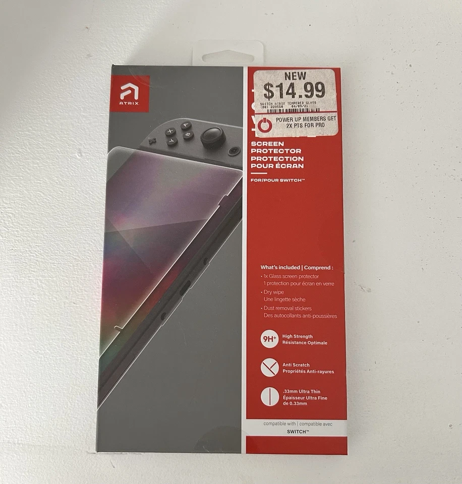 Atrix Tempered Glass Screen Protector for Nintendo Switch-Brand New! - Image 1 of 1