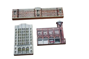 Butler Savings & Trust, High School, & Fire House Wood Shelf Sitters Butler Pa - Picture 1 of 7