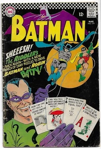 BATMAN #179 (DC) March 1966, The Riddler 2nd Silver Age appearance, Gardner Fox - Picture 1 of 3